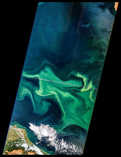 Landsat-7 image 24.08.2005